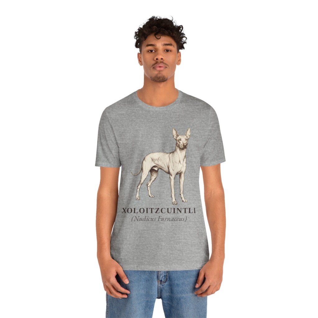 Xoloitzcuintli Latin Shirt, Vintage Dog Sketch Tee, Dog Latin Gift Xoloitzcuintli Latin Shirt, Vintage Dog Sketch Tee, Dog Latin Gift