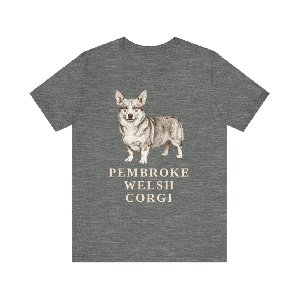 Corgi Lover Shirt, Vintage Dog Sketch Tee, Dog Lover Gift