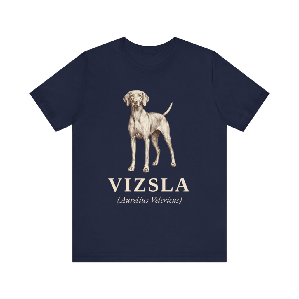 Vizsla Latin Shirt, Vintage Dog Sketch Tee, Dog Latin Gift