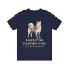 American Eskimo Dog Latin Shirt, Vintage Dog Sketch Tee, Dog Latin Gift