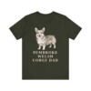 Corgi Dad Shirt, Vintage Dog Sketch Tee, Dog Dad Gift