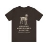 German Wirehaired Pointer Latin Shirt, Vintage Dog Sketch Tee, Dog Latin Gift