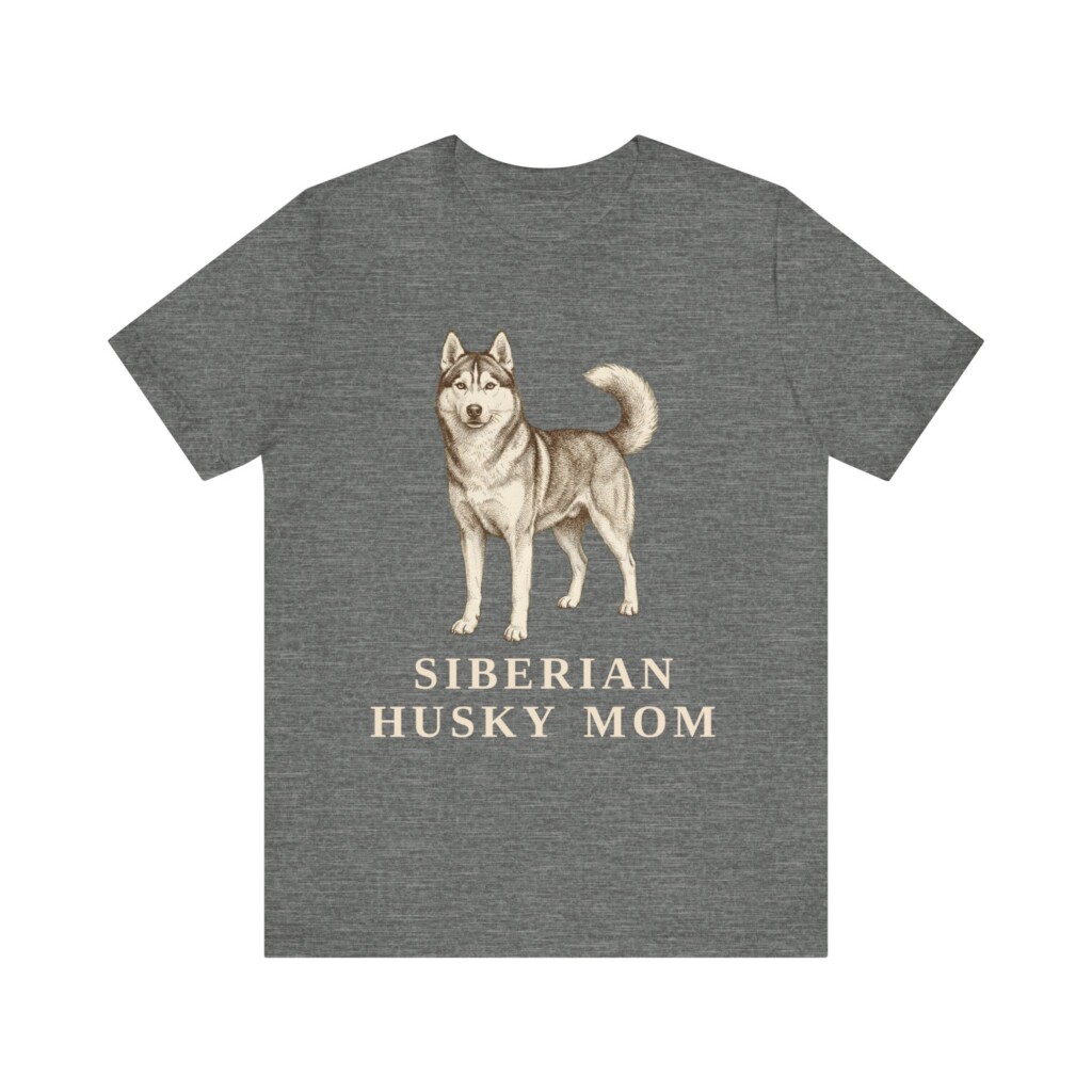 Husky Mom Shirt, Vintage Dog Sketch Tee, Dog Mom Gift Husky Mom Shirt, Vintage Dog Sketch Tee, Dog Mom Gift