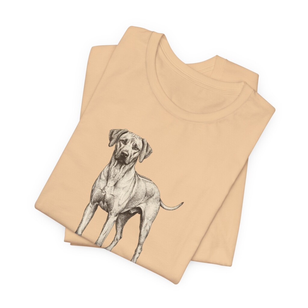 Rhodesian Ridgeback Latin Shirt, Vintage Dog Sketch Tee, Dog Latin Gift