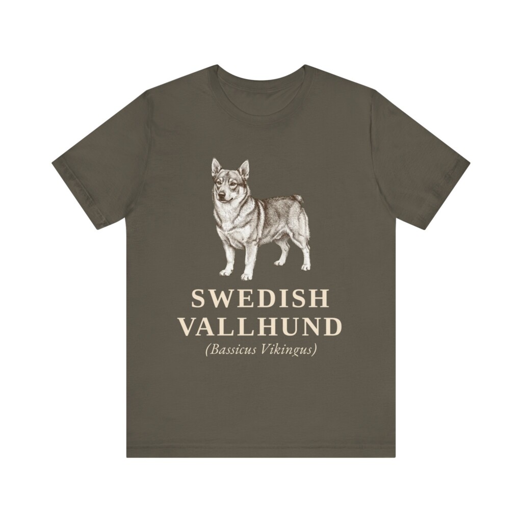Swedish Vallhund Latin Shirt, Vintage Dog Sketch Tee, Dog Latin Gift Swedish Vallhund Latin Shirt, Vintage Dog Sketch Tee, Dog Latin Gift
