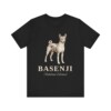 Basenji Latin Shirt, Vintage Dog Sketch Tee, Dog Latin Gift
