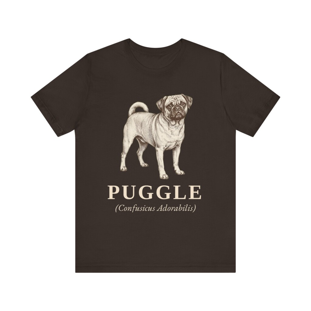 Puggle Latin Shirt, Vintage Dog Sketch Tee, Dog Latin Gift Puggle Latin Shirt, Vintage Dog Sketch Tee, Dog Latin Gift