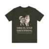 Shetland Sheepdog Latin Shirt, Vintage Dog Sketch Tee, Dog Latin Gift