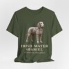 Irish Water Spaniel Latin Shirt, Vintage Dog Sketch Tee, Dog Latin Gift