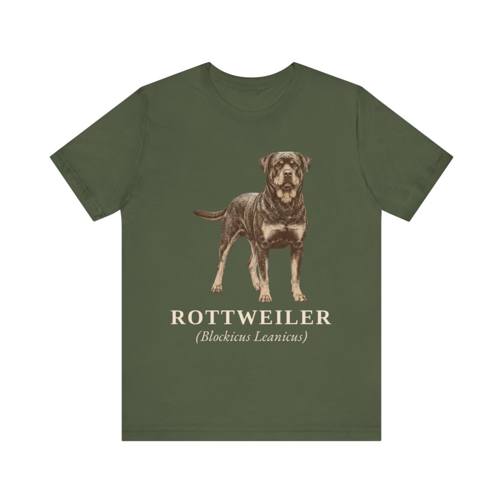 Rottweiler Latin Shirt, Vintage Dog Sketch Tee, Dog Latin Gift