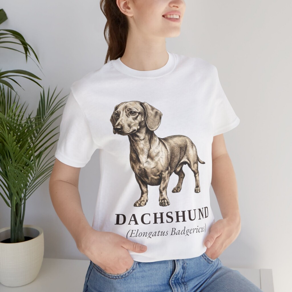 Dachshund Latin Shirt, Vintage Dog Sketch Tee, Dog Latin Gift Dachshund Latin Shirt, Vintage Dog Sketch Tee, Dog Latin Gift