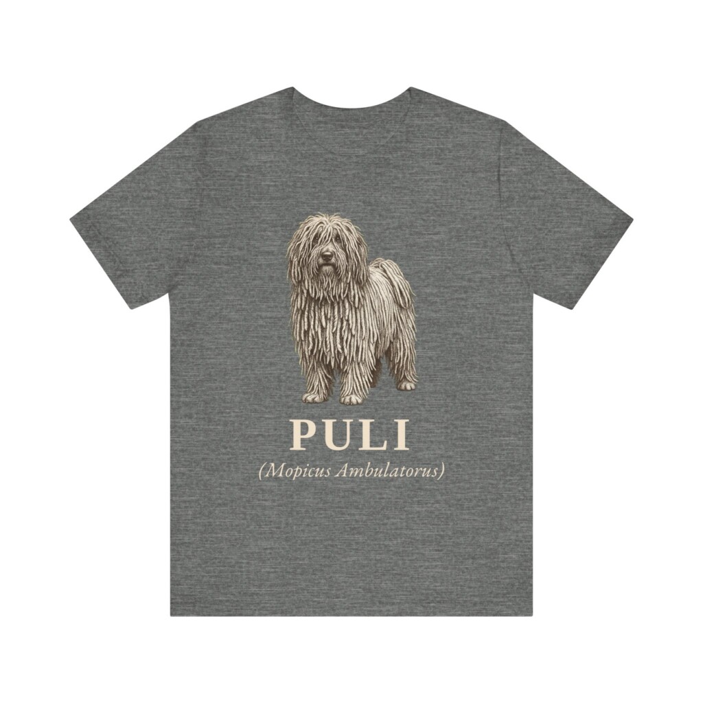 Puli Latin Shirt, Vintage Dog Sketch Tee, Dog Latin Gift Puli Latin Shirt, Vintage Dog Sketch Tee, Dog Latin Gift