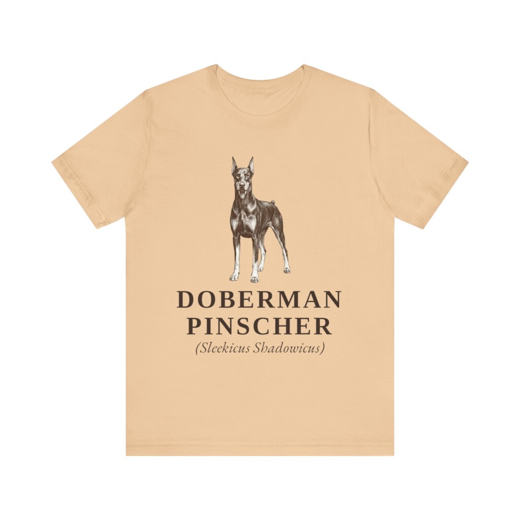 Doberman Pinscher Latin Shirt, Vintage Dog Sketch Tee, Dog Latin Gift Doberman Pinscher Latin Shirt, Vintage Dog Sketch Tee, Dog Latin Gift