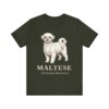 Maltese Latin Shirt, Vintage Dog Sketch Tee, Dog Latin Gift