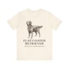 Flat-Coated Retriever Latin Shirt, Vintage Dog Sketch Tee, Dog Latin Gift