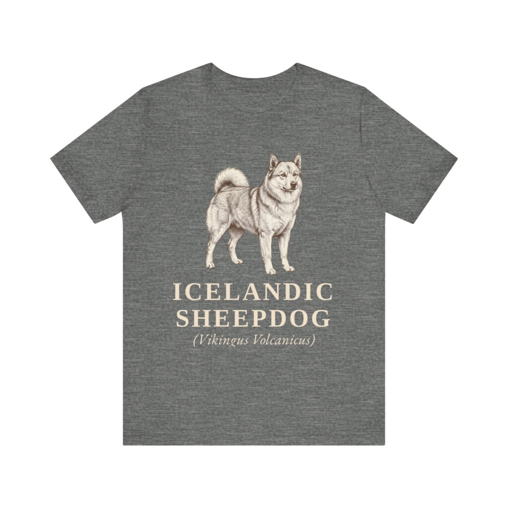 Icelandic Sheepdog Latin Shirt, Vintage Dog Sketch Tee, Dog Latin Gift Icelandic Sheepdog Latin Shirt, Vintage Dog Sketch Tee, Dog Latin Gift