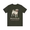 Puggle Latin Shirt, Vintage Dog Sketch Tee, Dog Latin Gift Puggle Latin Shirt, Vintage Dog Sketch Tee, Dog Latin Gift
