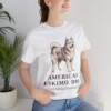 American Eskimo Dog Latin Shirt, Vintage Dog Sketch Tee, Dog Latin Gift