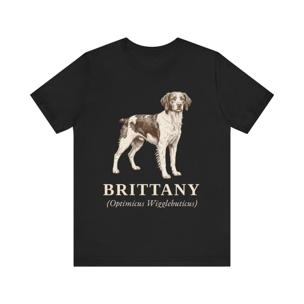 Brittany Latin Shirt, Vintage Dog Sketch Tee, Dog Latin Gift Brittany Latin Shirt, Vintage Dog Sketch Tee, Dog Latin Gift