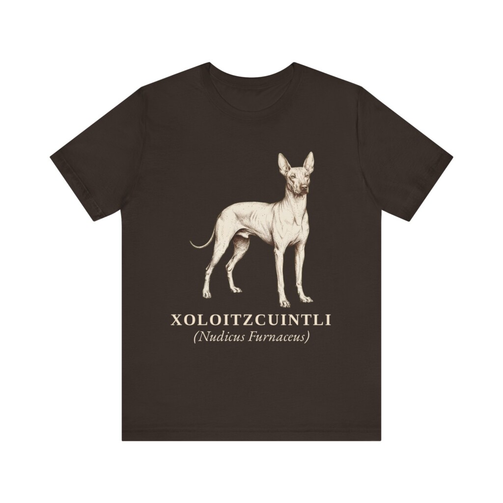 Xoloitzcuintli Latin Shirt, Vintage Dog Sketch Tee, Dog Latin Gift Xoloitzcuintli Latin Shirt, Vintage Dog Sketch Tee, Dog Latin Gift