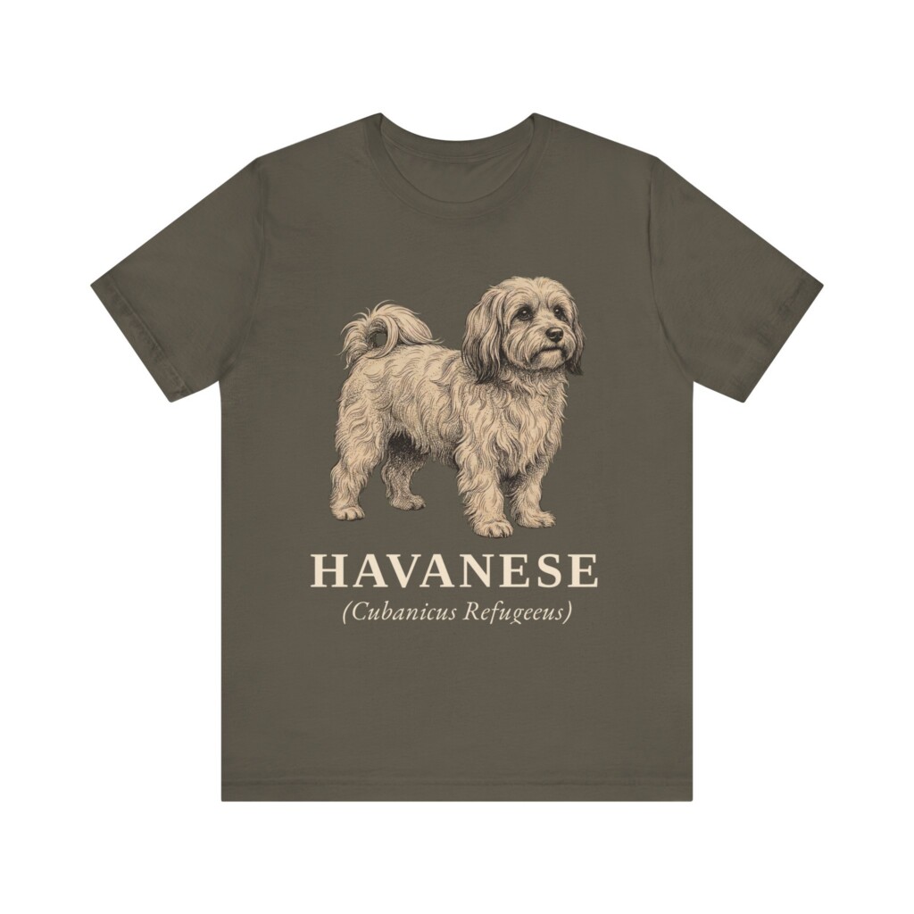 Havanese Latin Shirt, Vintage Dog Sketch Tee, Dog Latin Gift Havanese Latin Shirt, Vintage Dog Sketch Tee, Dog Latin Gift