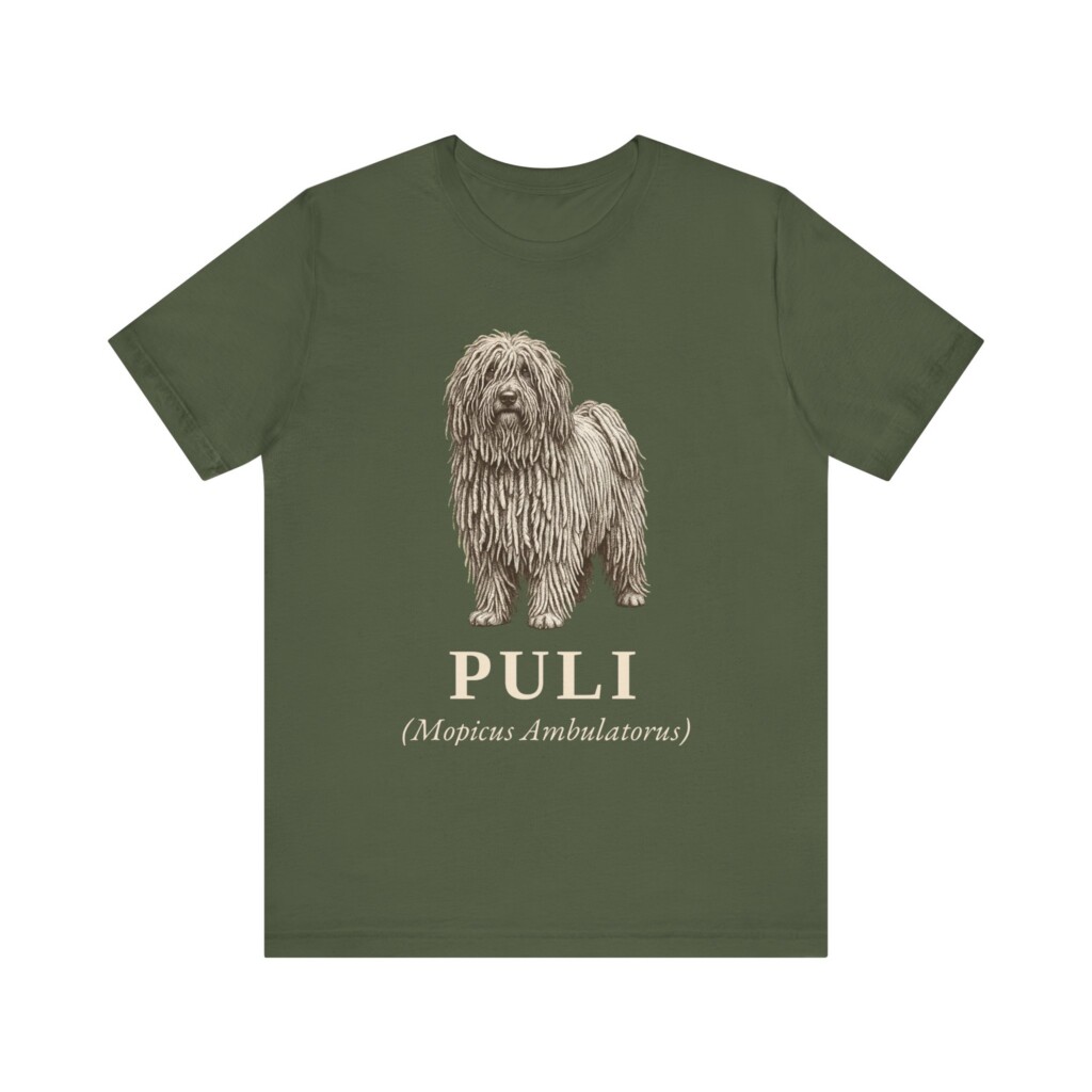 Puli Latin Shirt, Vintage Dog Sketch Tee, Dog Latin Gift Puli Latin Shirt, Vintage Dog Sketch Tee, Dog Latin Gift