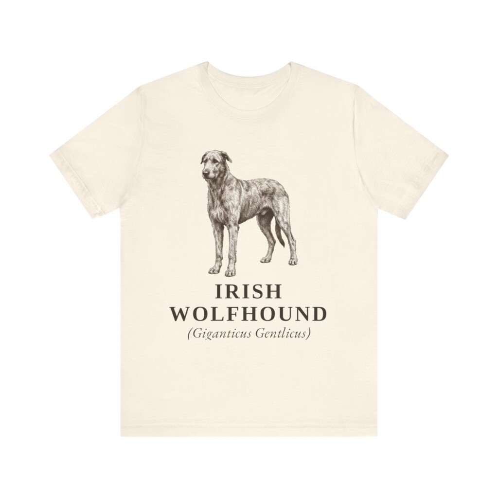 Irish Wolfhound Latin Shirt, Vintage Dog Sketch Tee, Dog Latin Gift Irish Wolfhound Latin Shirt, Vintage Dog Sketch Tee, Dog Latin Gift