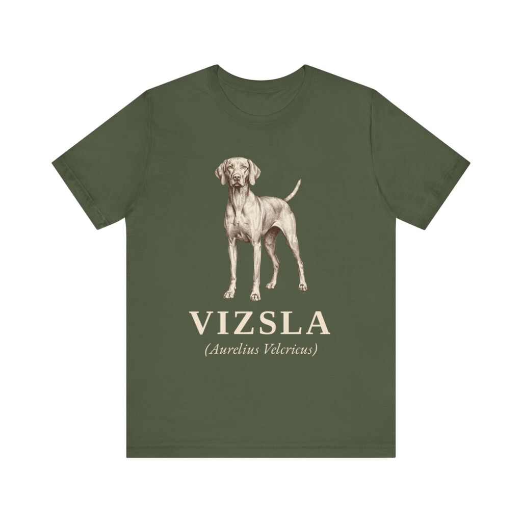 Vizsla Latin Shirt, Vintage Dog Sketch Tee, Dog Latin Gift