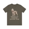 Cocker Spaniel Dad Shirt, Vintage Dog Sketch Tee, Dog Dad Gift