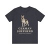 German Shepherd Latin Shirt, Vintage Dog Sketch Tee, Dog Latin Gift
