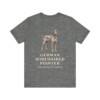 German Wirehaired Pointer Latin Shirt, Vintage Dog Sketch Tee, Dog Latin Gift