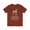 German Wirehaired Pointer Latin Shirt, Vintage Dog Sketch Tee, Dog Latin Gift