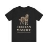 Tibetan Mastiff Latin Shirt, Vintage Dog Sketch Tee, Dog Latin Gift