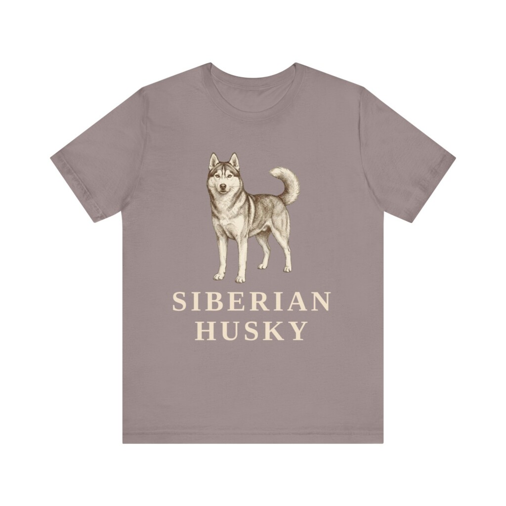 Husky Lover Shirt, Vintage Dog Sketch Tee, Dog Lover Gift