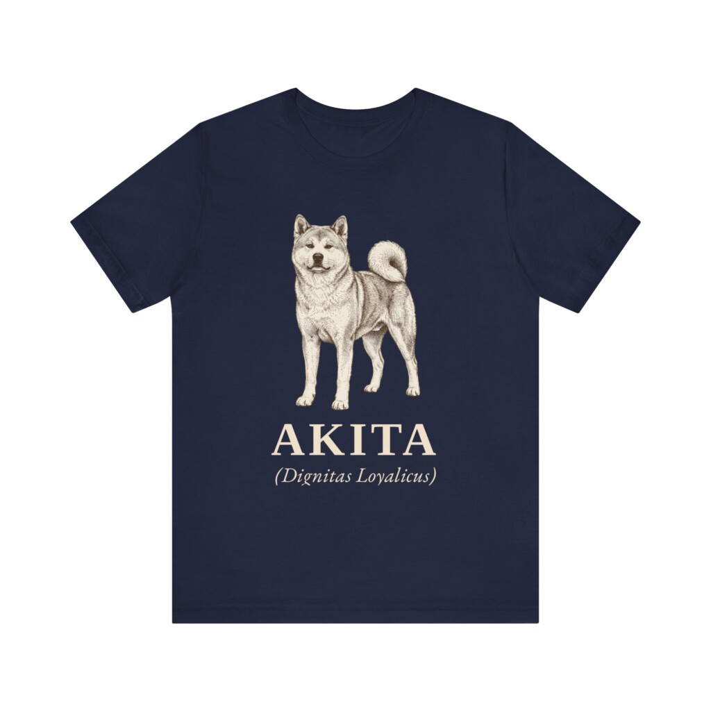 Akita Latin Shirt, Vintage Dog Sketch Tee, Dog Latin Gift Akita Latin Shirt, Vintage Dog Sketch Tee, Dog Latin Gift