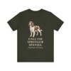 English Springer Spaniel Latin Shirt, Vintage Dog Sketch Tee, Dog Latin Gift