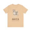 Akita Latin Shirt, Vintage Dog Sketch Tee, Dog Latin Gift Akita Latin Shirt, Vintage Dog Sketch Tee, Dog Latin Gift