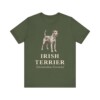 Irish Terrier Latin Shirt, Vintage Dog Sketch Tee, Dog Latin Gift