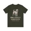 Brussels Griffon Latin Shirt, Vintage Dog Sketch Tee, Dog Latin Gift