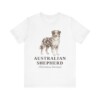 Australian Shepherd Latin Shirt, Vintage Dog Sketch Tee, Dog Latin Gift Australian Shepherd Latin Shirt, Vintage Dog Sketch Tee, Dog Latin Gift