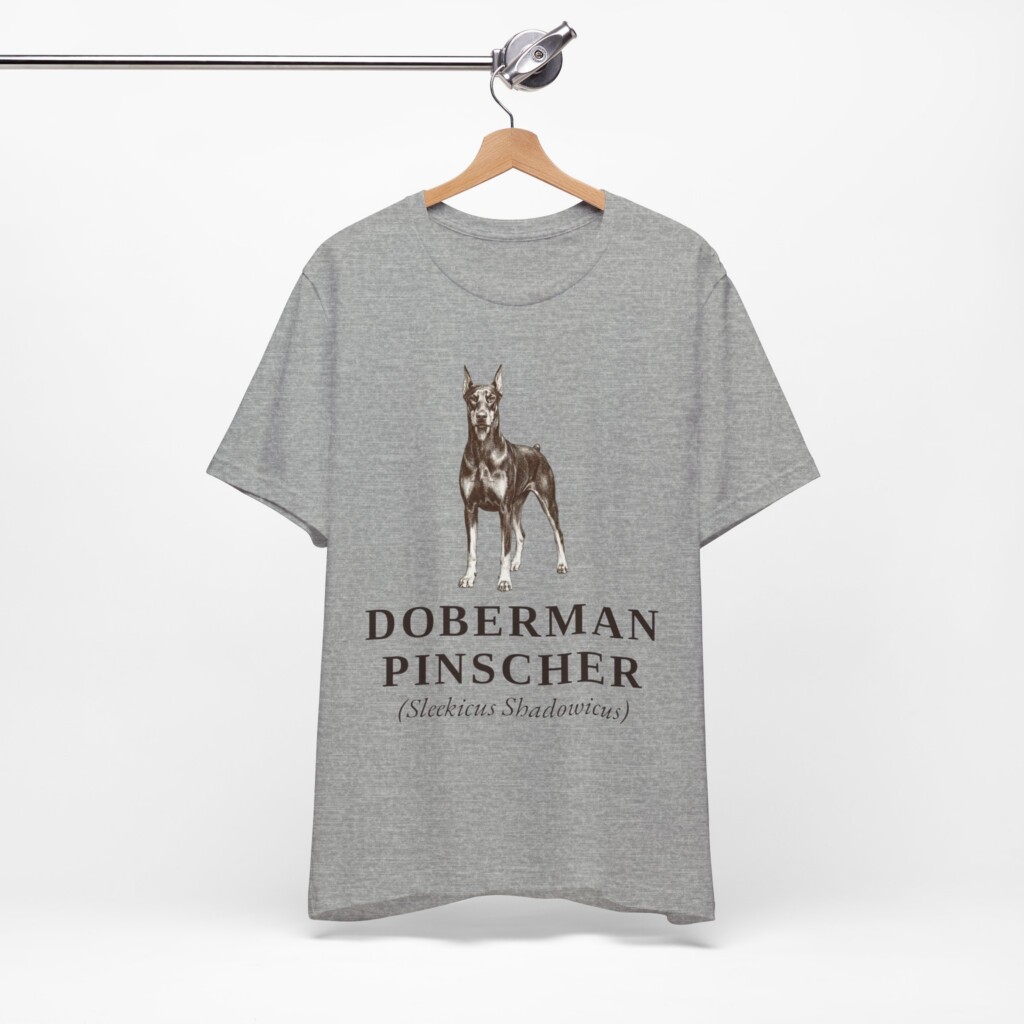 Doberman Pinscher Latin Shirt, Vintage Dog Sketch Tee, Dog Latin Gift Doberman Pinscher Latin Shirt, Vintage Dog Sketch Tee, Dog Latin Gift