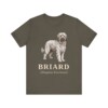 Briard Latin Shirt, Vintage Dog Sketch Tee, Dog Latin Gift