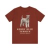 Kerry Blue Terrier Latin Shirt, Vintage Dog Sketch Tee, Dog Latin Gift