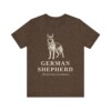 German Shepherd Latin Shirt, Vintage Dog Sketch Tee, Dog Latin Gift