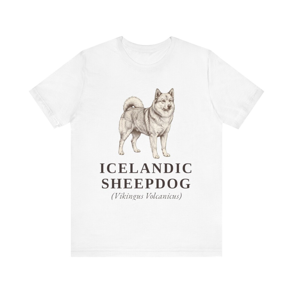 Icelandic Sheepdog Latin Shirt, Vintage Dog Sketch Tee, Dog Latin Gift Icelandic Sheepdog Latin Shirt, Vintage Dog Sketch Tee, Dog Latin Gift