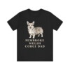 Corgi Dad Shirt, Vintage Dog Sketch Tee, Dog Dad Gift