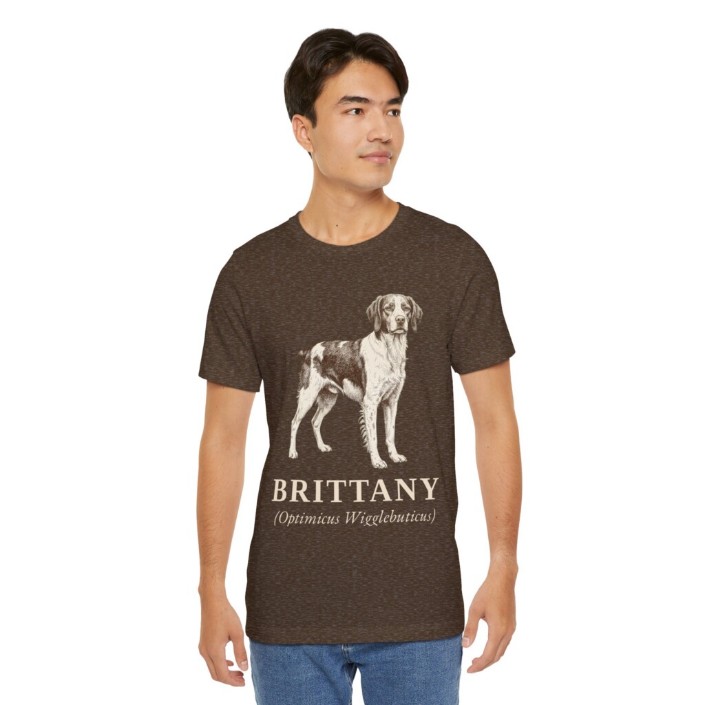 Brittany Latin Shirt, Vintage Dog Sketch Tee, Dog Latin Gift Brittany Latin Shirt, Vintage Dog Sketch Tee, Dog Latin Gift