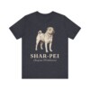 Shar-Pei Latin Shirt, Vintage Dog Sketch Tee, Dog Latin Gift