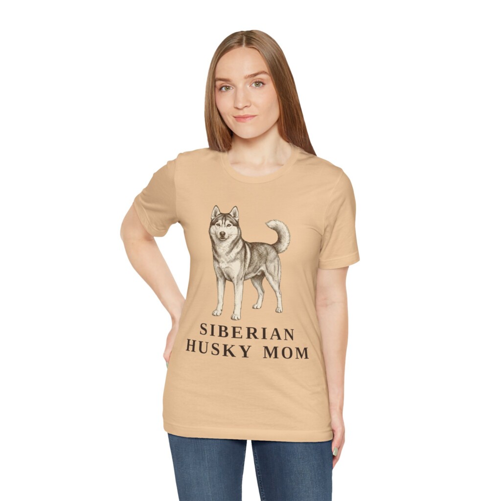 Husky Mom Shirt, Vintage Dog Sketch Tee, Dog Mom Gift Husky Mom Shirt, Vintage Dog Sketch Tee, Dog Mom Gift
