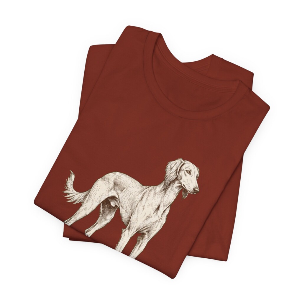 Saluki Latin Shirt, Vintage Dog Sketch Tee, Dog Latin Gift Saluki Latin Shirt, Vintage Dog Sketch Tee, Dog Latin Gift
